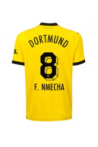Borussia Dortmund Felix Nmecha #8 Jalkapallovaatteet Kotipaita 2023-24 Lyhythihainen